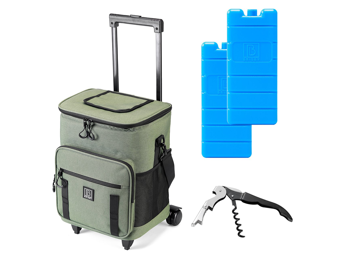 Brisby 32 liter trolley koeltas - Green