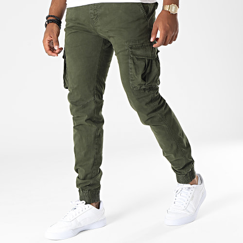 Pantalon Cargo F-1592 Vert Kaki