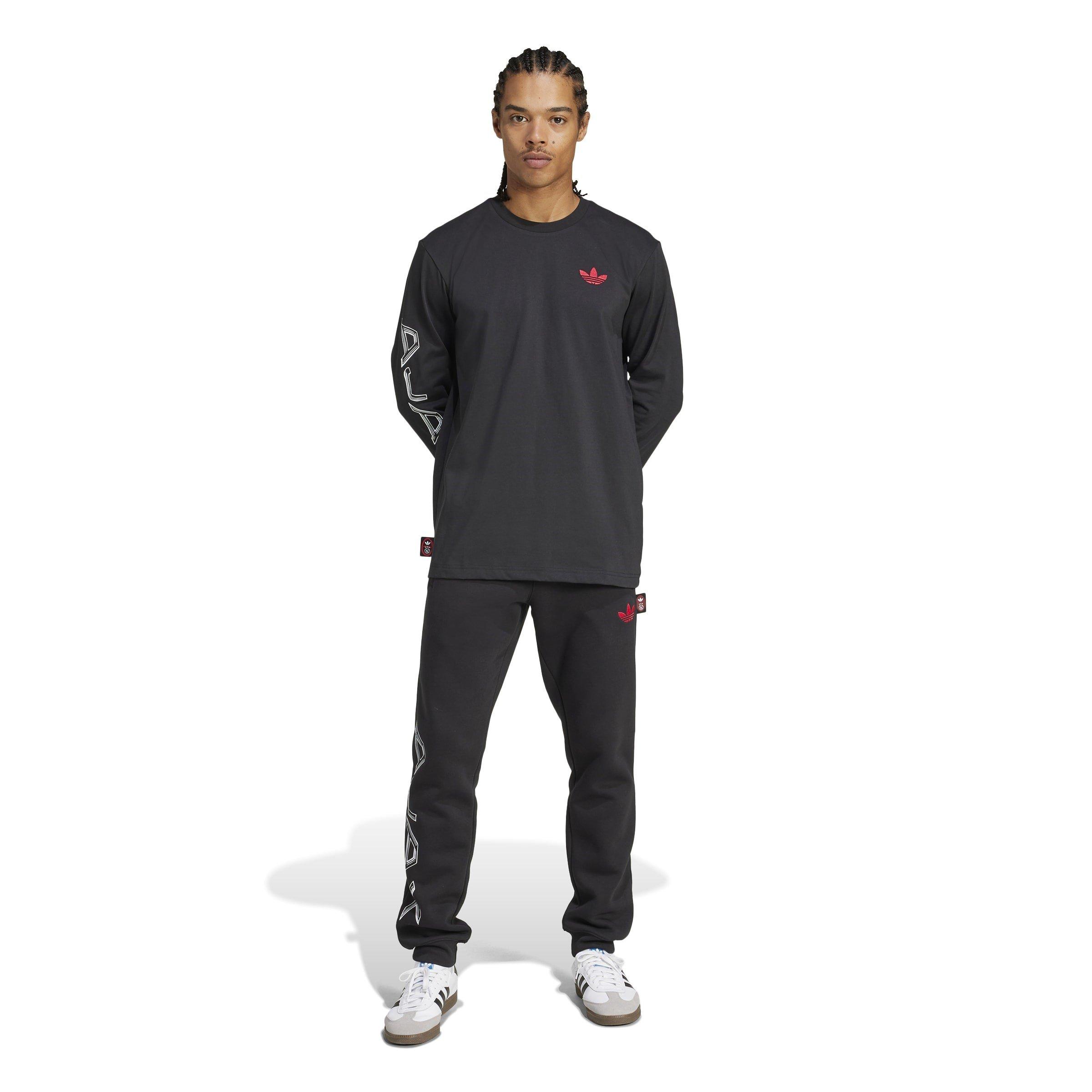 adidas Ajax Amsterdam Graphic Long Sleeve T Shirt Adults