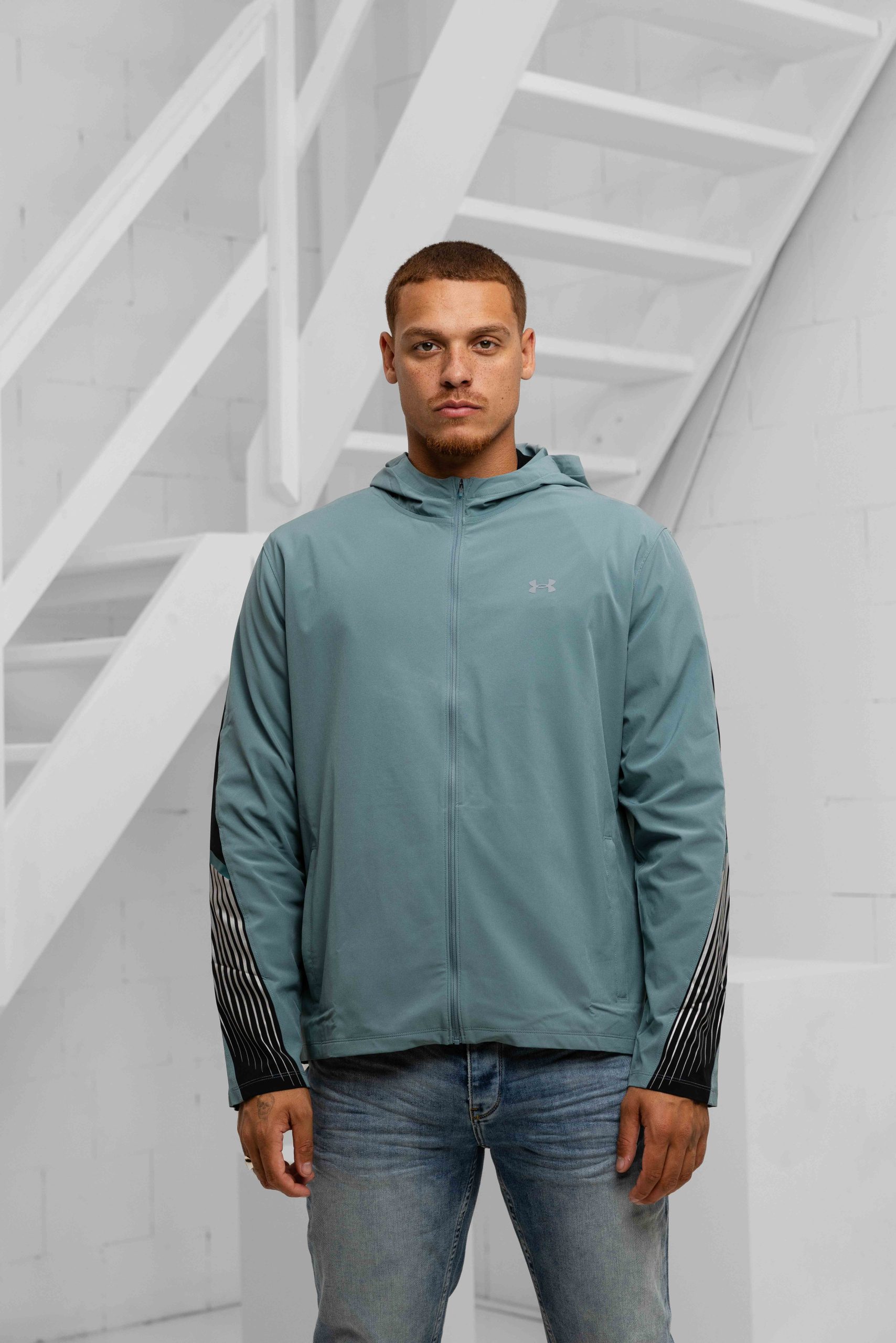 Under Armour Velociti Storm Jack Heren Blauw