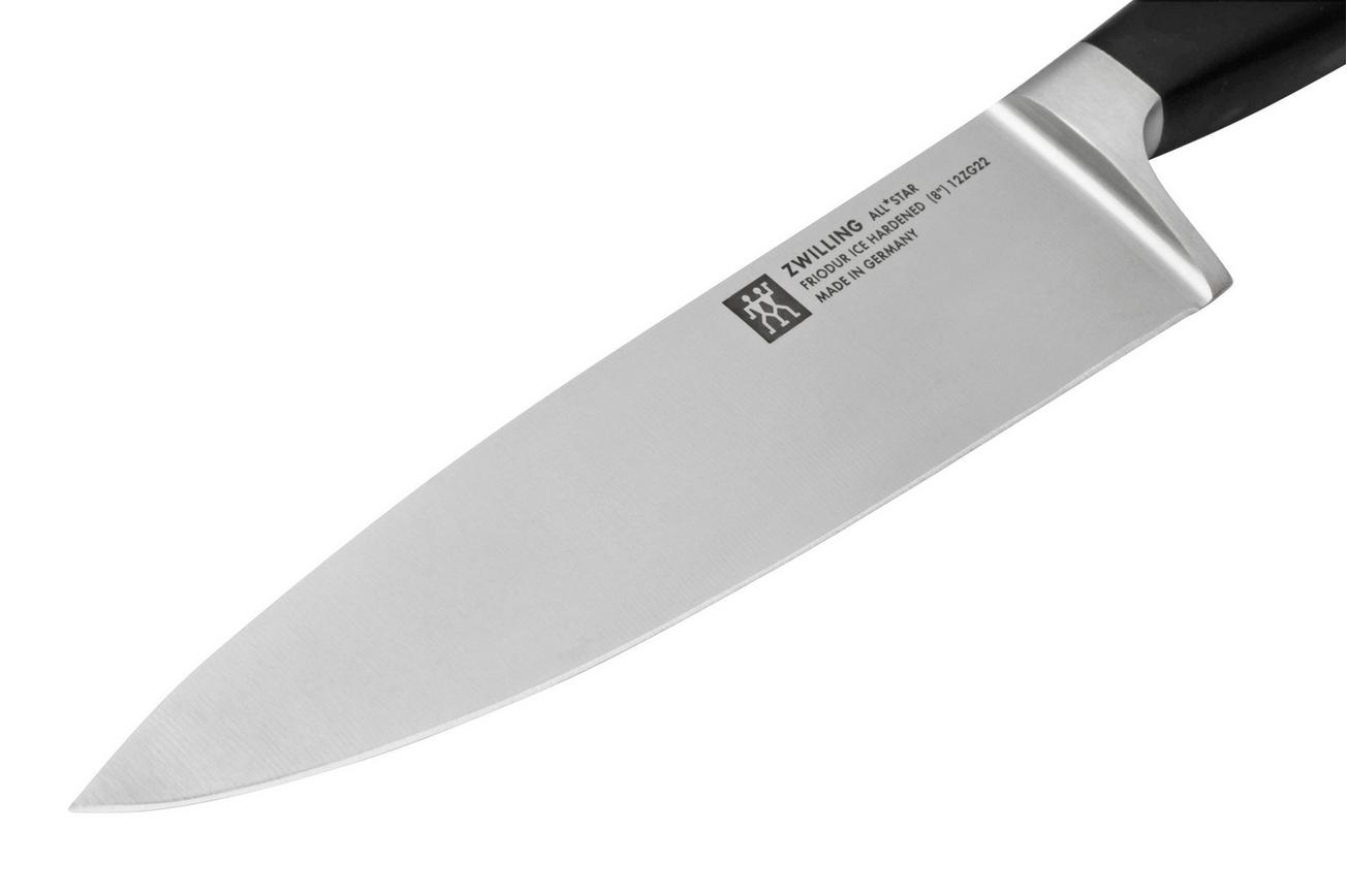Zwilling All Star 1022778, 2-delige messenset, koksmes en officemes, zilver