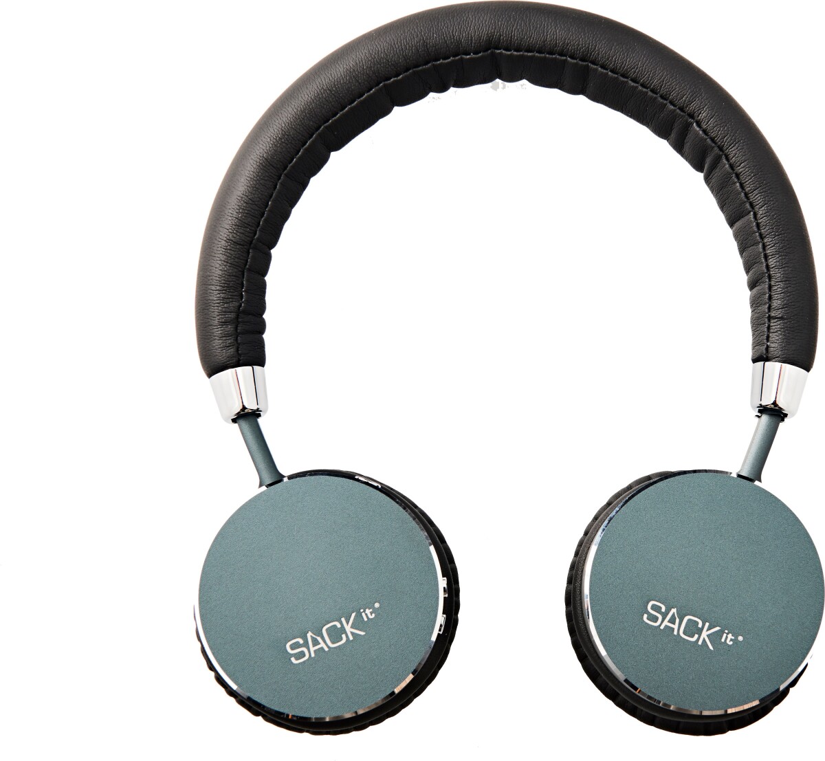 Sackit Woofit - Trådløs Hovedtelefoner Med Bluetooth - 12 Timer - Sort Sølv