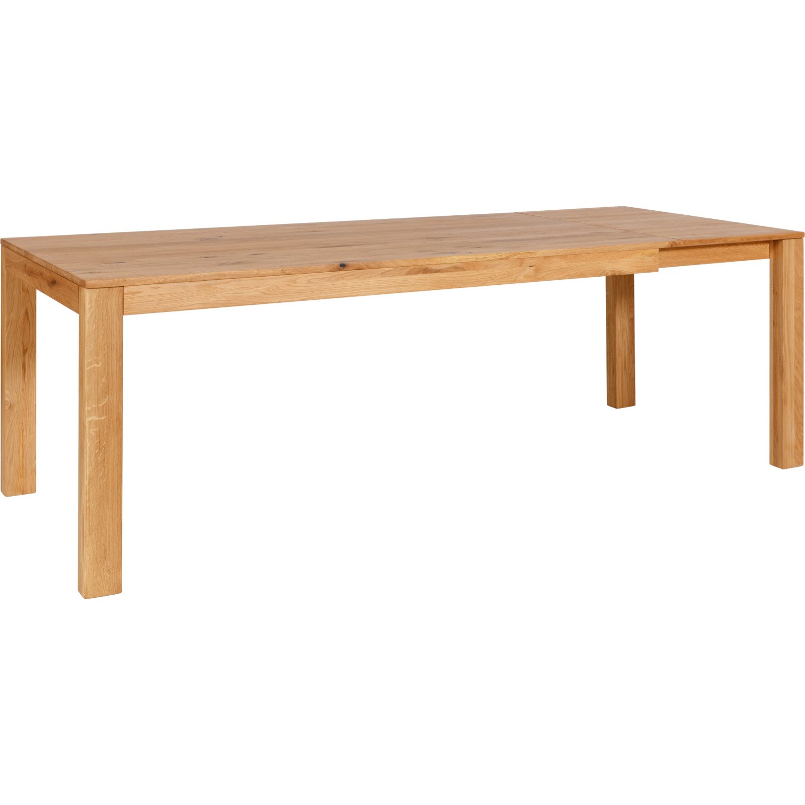 Tisch Luca Eiche massiv geölt 180/230 x 76 x 90 cm