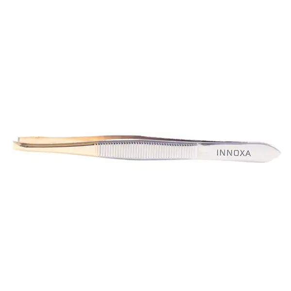 Pinça para caranguejo Innoxa Expert Accessories, aço inoxidável dourado inclinado, 8,9 cm