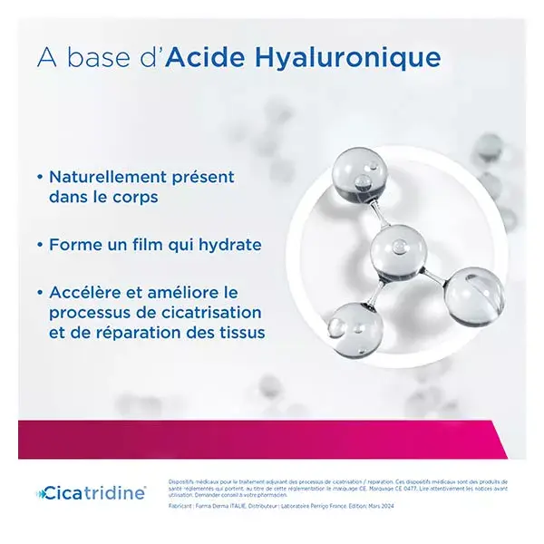 Creme cicatrizante Cicatridine com ácido hialurônico 30g