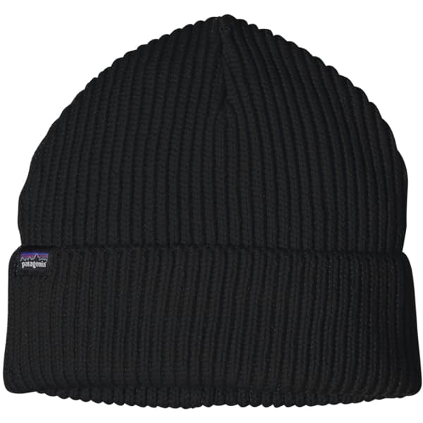 Bonnet ski PATAGONIA FISHERMANS ROLLED BEANIE BLACK