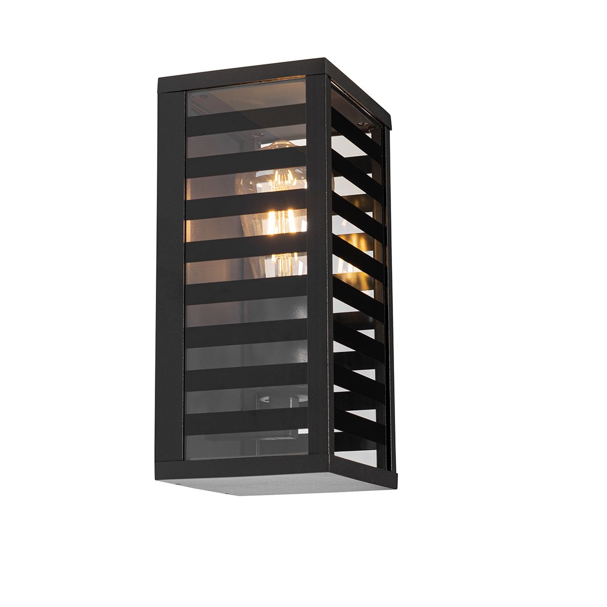 Moderne buiten wandlamp zwart 26 cm IP44 - Reims