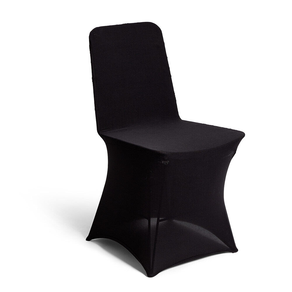 Housse de chaise longue extensible noire L44xP39XH91cm