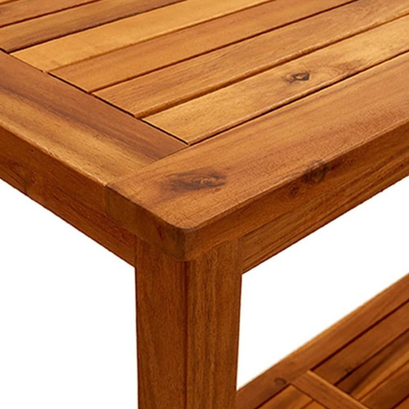 Mix - Tuintafel - Bruin - Massief Acaciahout