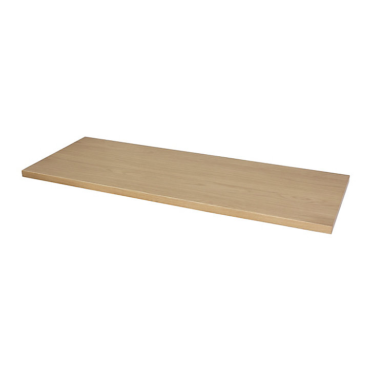 Plan de toilette GoodHome Perma placage chêne 120 cm
