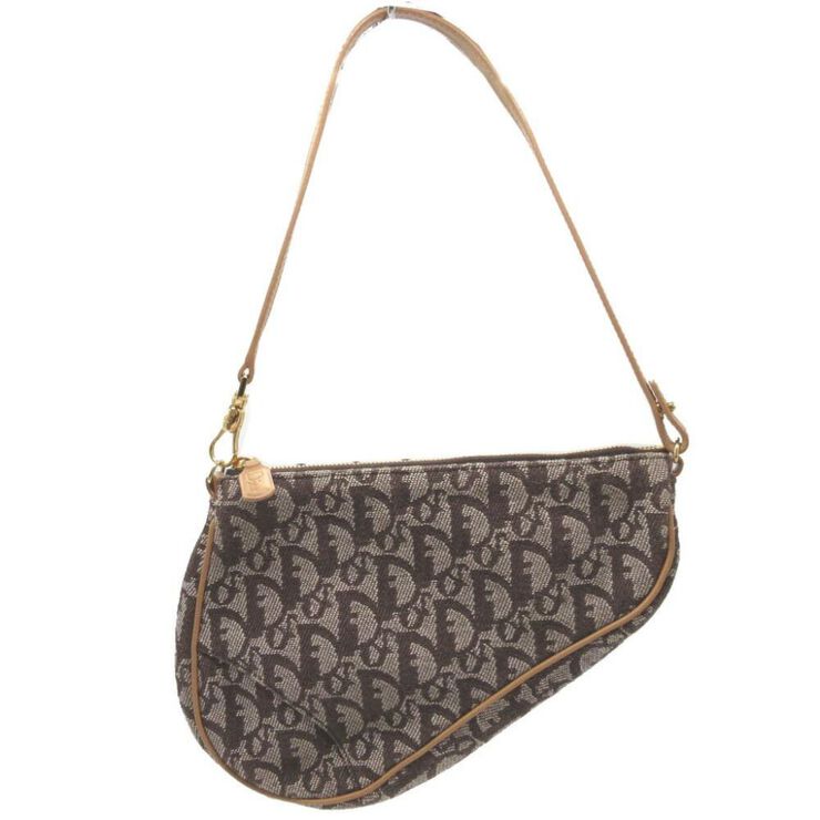 Dior Vintage Dior Saddle Bag Brown