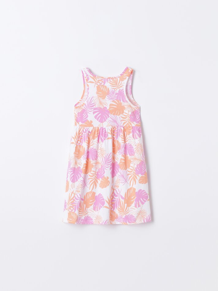 Conjunto com 2 vestidos estampados - Lilás