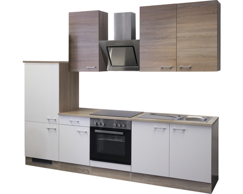 Flex Well koelkast ombouwkast voor 88cm inbouwkoelkast Samoa, BxDxH 60 x 60 x 161 cm, mat wit, gedemonteerd, scharnier omkeerbaar (links of rechts te monteren)