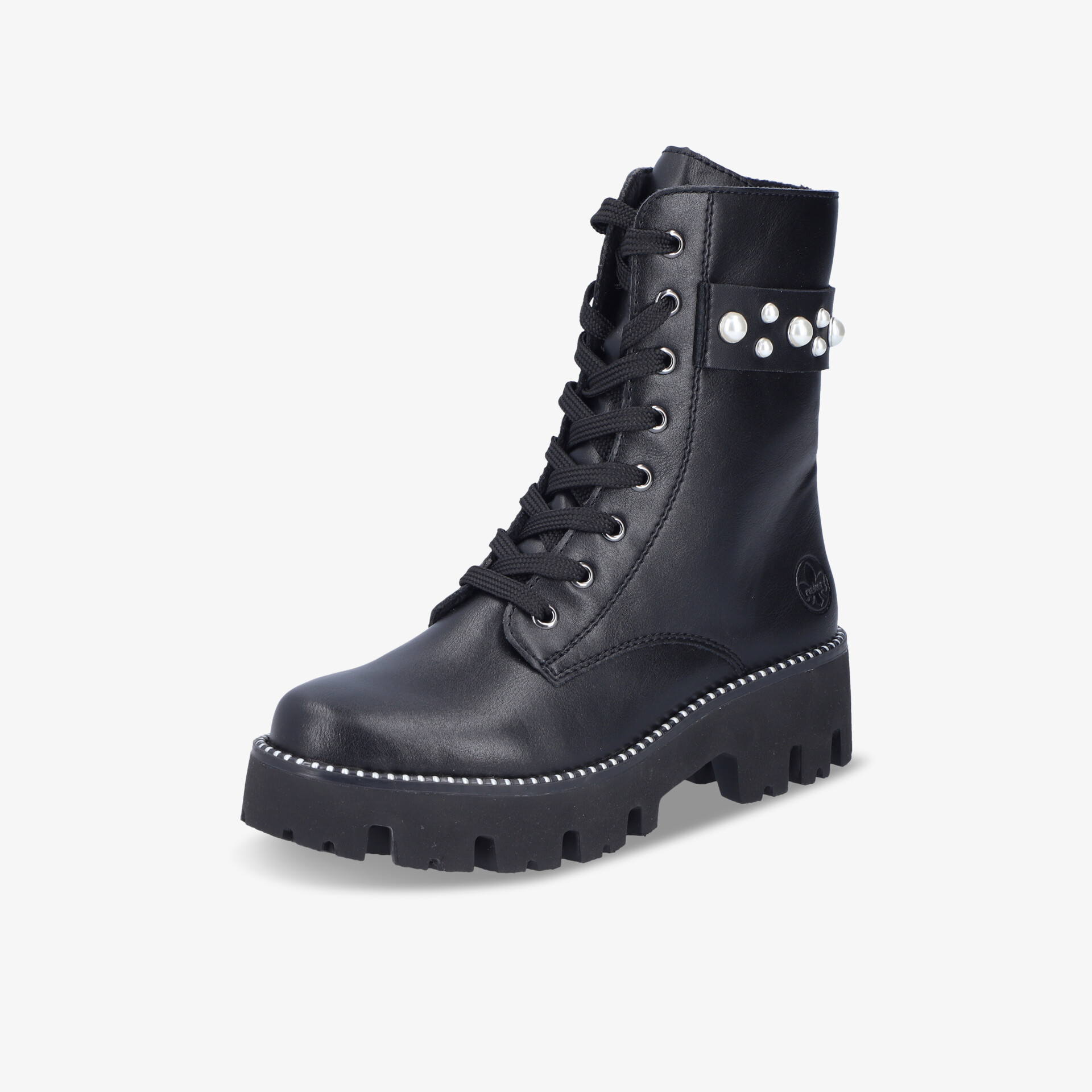 rieker Damen Biker Boots - Schwarz | Jetzt bei reno.de kaufen