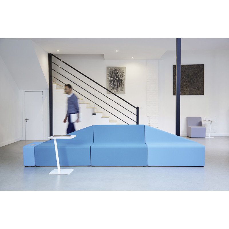 Module Izaki - Chauffeuse 2 places/dos incliné à droite