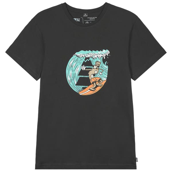 T-shirt PICTURE BASEMENT WEASURF TEE BLACK