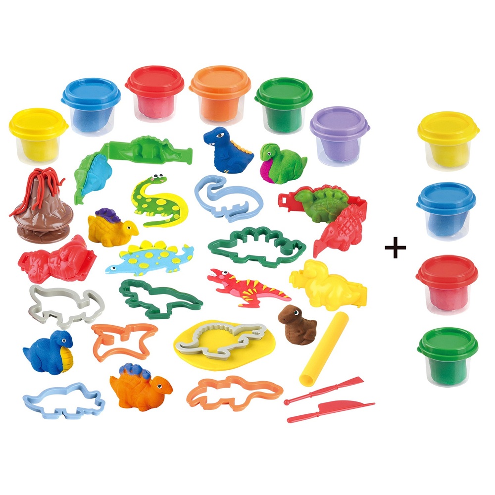 Dino Party Knete-Set Bonus-Packung