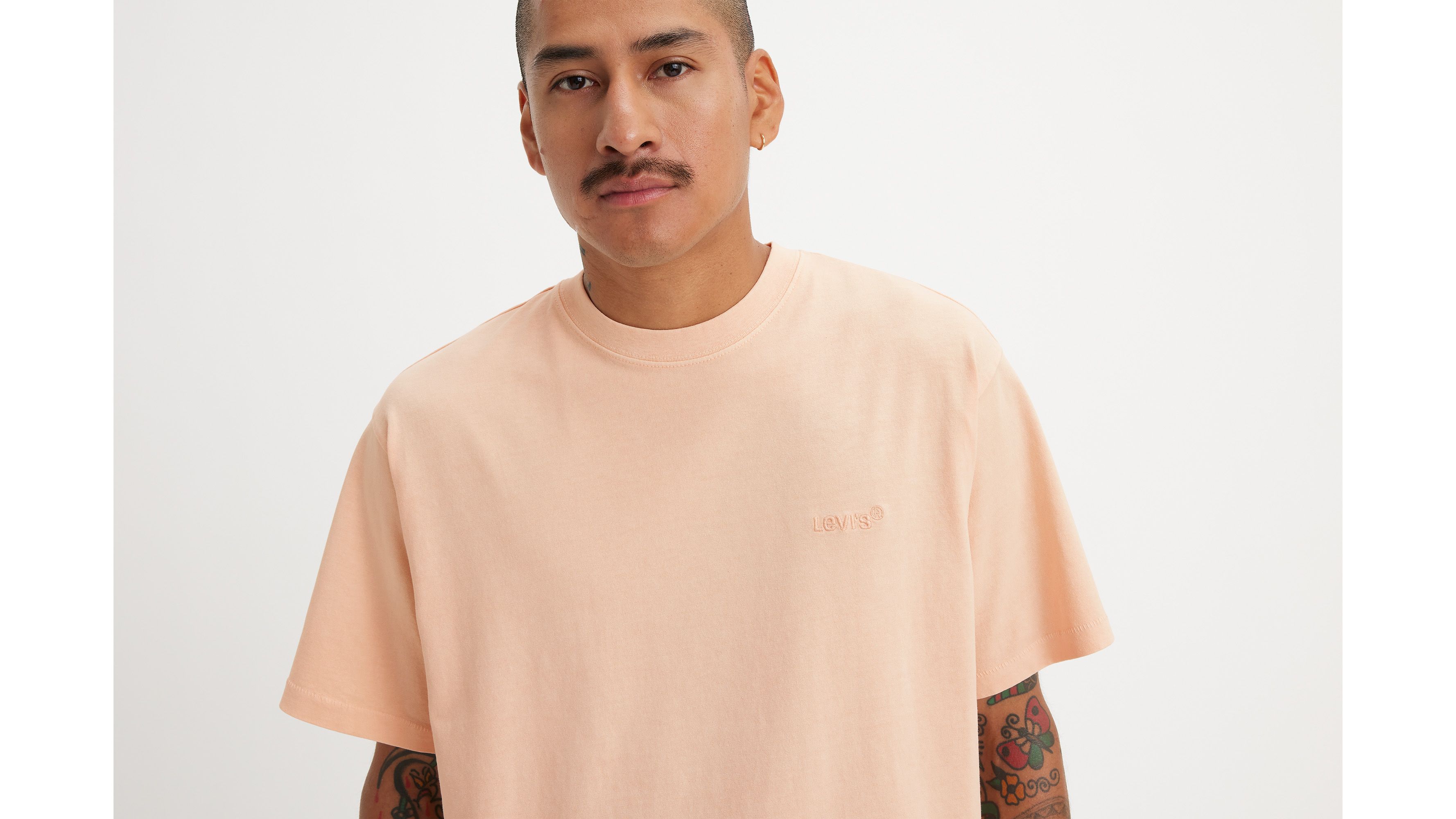 Levi's® t-shirt vintage Red Tab™ - Garment Dye Pale Peach - Orange