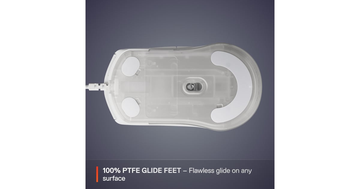 SteelSeriesRival 3 Gen 2 gaming muis  (Wit, 8.500 dpi, RGB)