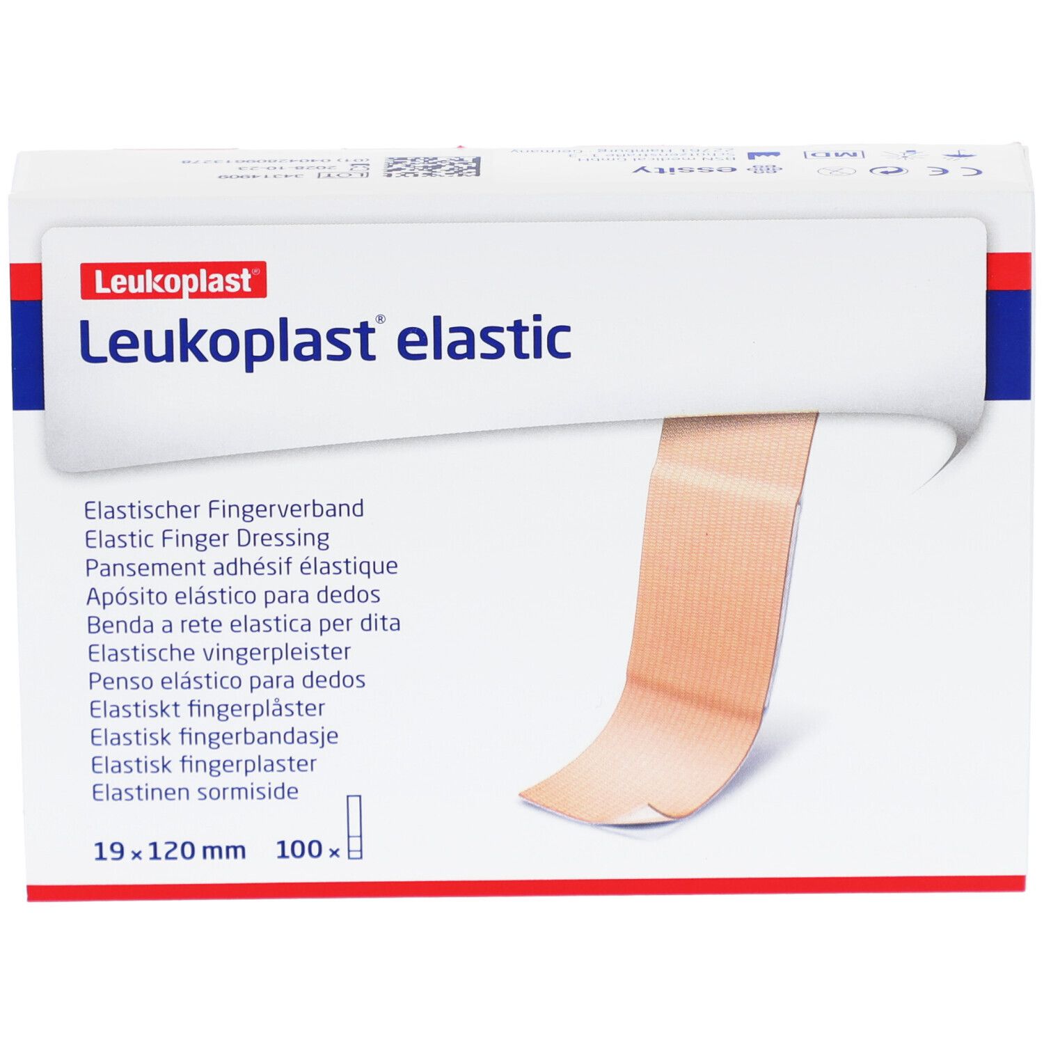 Leukoplast® Elastic Fingerstrips 0,12 m x 1,90 cm