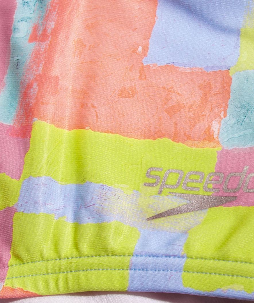 Speedo trunks til mænd - Club Training Allover - Pink/gul