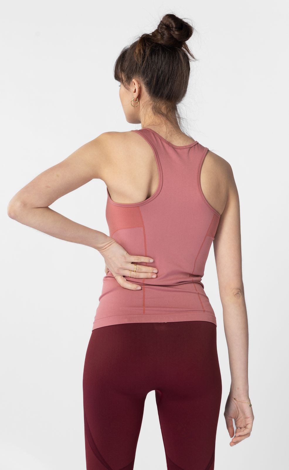 Roze seamless tanktop