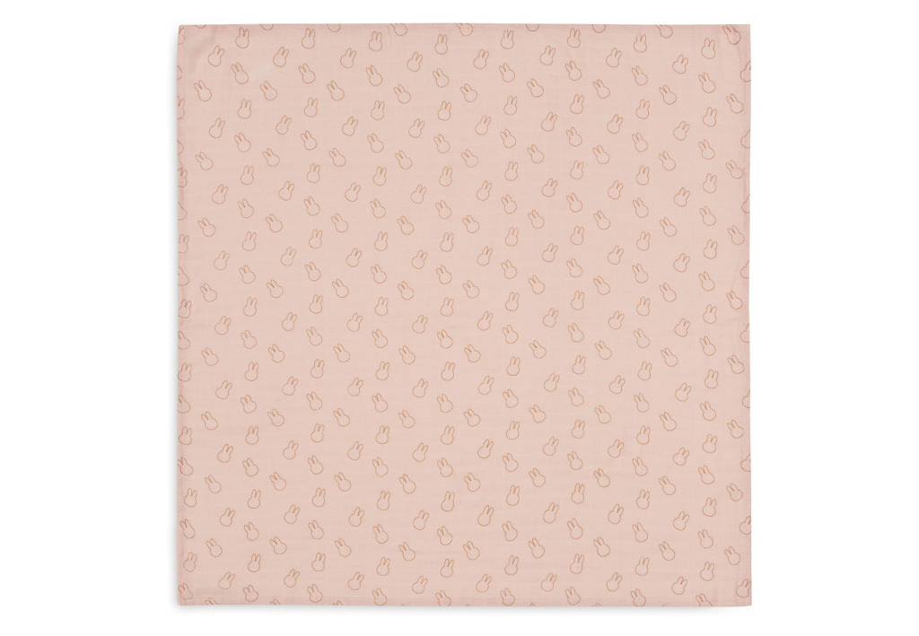 hydrofiele doek small - set van 3- Miffy Silhouettes - Wild Rose