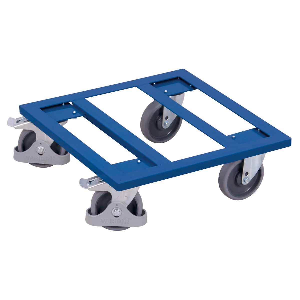 VARIOfit bakwagen met open bodem en wielblokkering 500x500mm