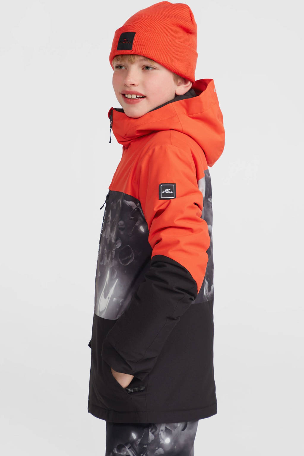 O'Neill ski-jack CARBONITE oranje/donkergrijs/zwart