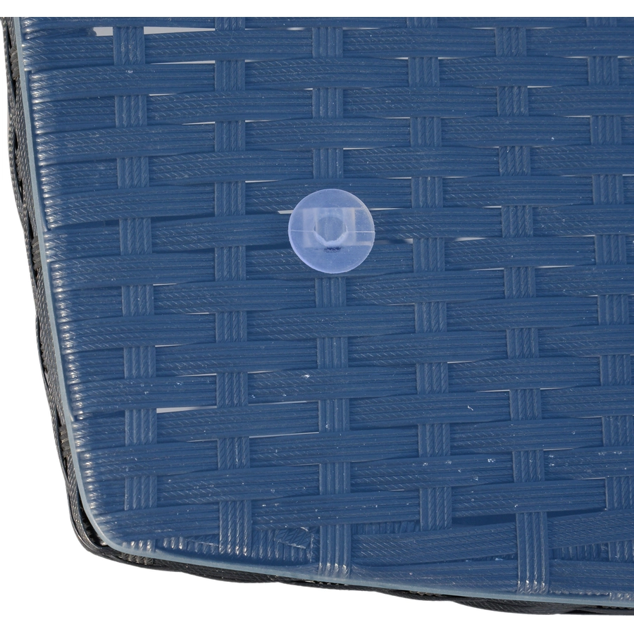 Outsunny Rattan-Sitzgruppe als 3-teiliges Set schwarz
