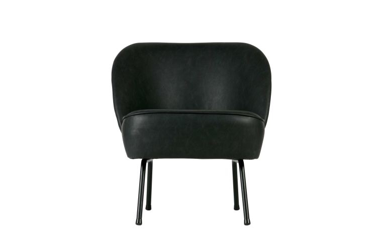 WOOOD Vogue fauteuil fluweel zwart