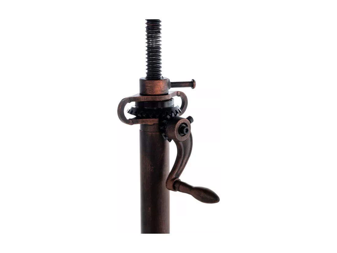 Table haute de bar - rond - Bois - Bronze - Malita