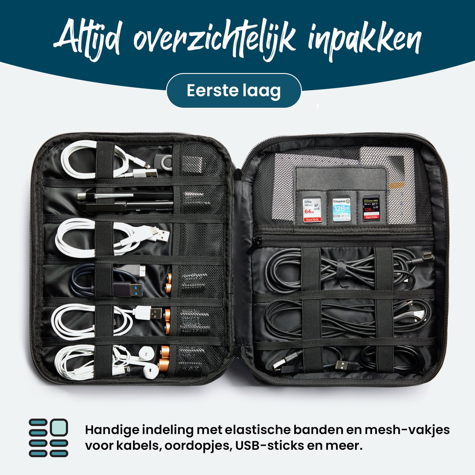Sunflake Kabel & Elektronica organizer