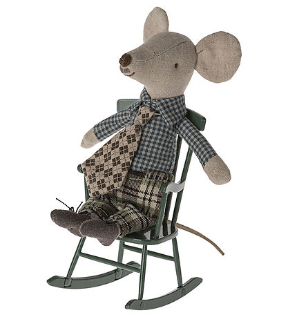 Maileg Schaukelstuhl - Maus - Dark Green