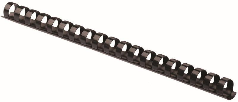 Fellowes Plastikbinderücken, A4, 10 mm, schwarz, 25 Stück