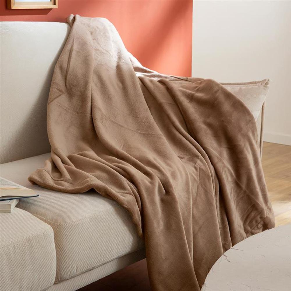 Dodo Plaid Beige Dodo Toucher Ultra Doux 130x170