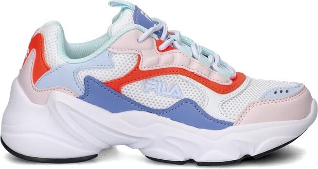 Fila Collene CB sneakers koraalrood lichtblauw