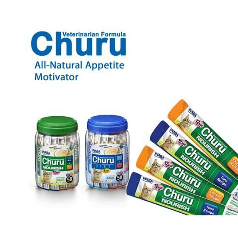 Churu Nourish & Diet Appetite Motivator Kip & Tonijn Kat 4 stuks | 13163