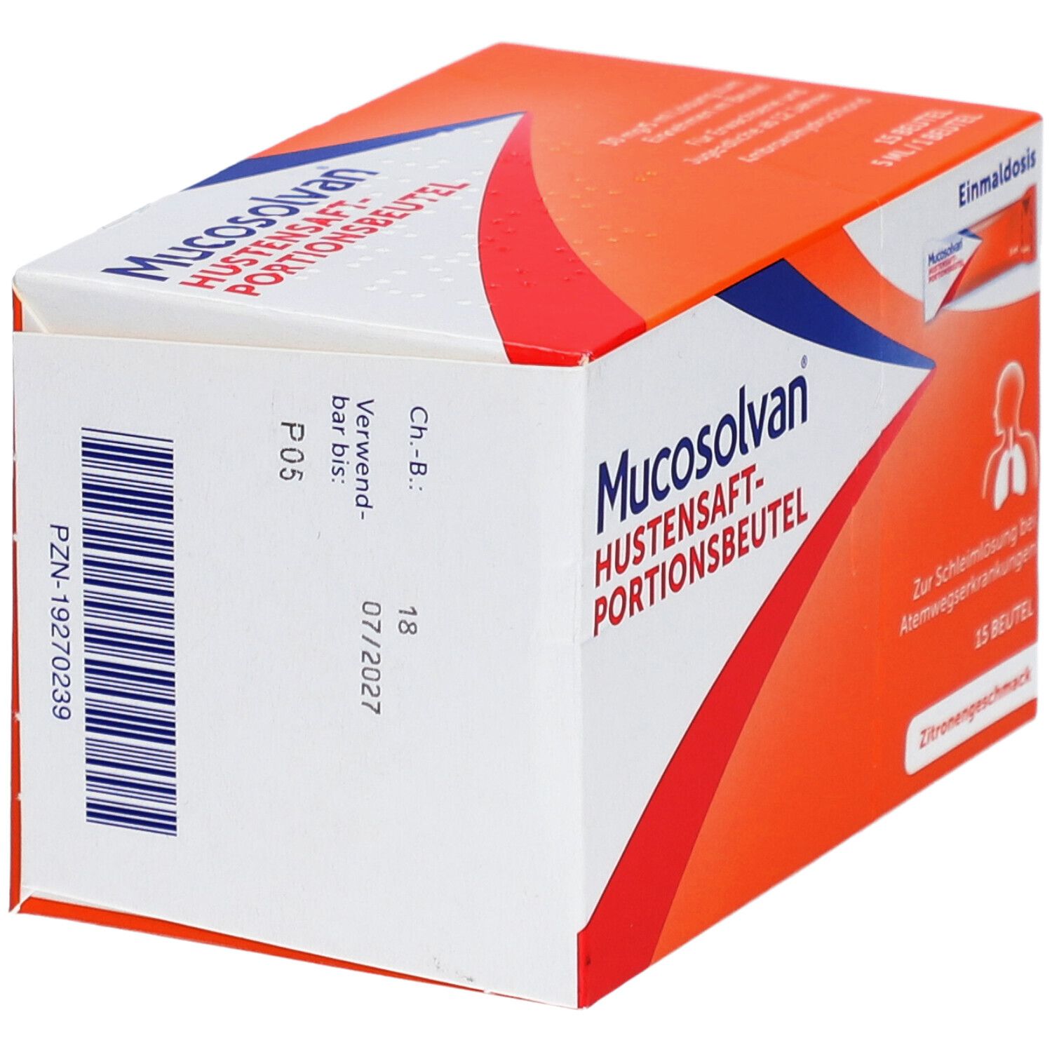Mucosolvan® Hustensaft-Portionsbeutel mit 30mg Ambroxol