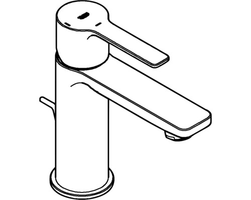 GROHE LINEARE wastafelmengkraan, chroom 23790001