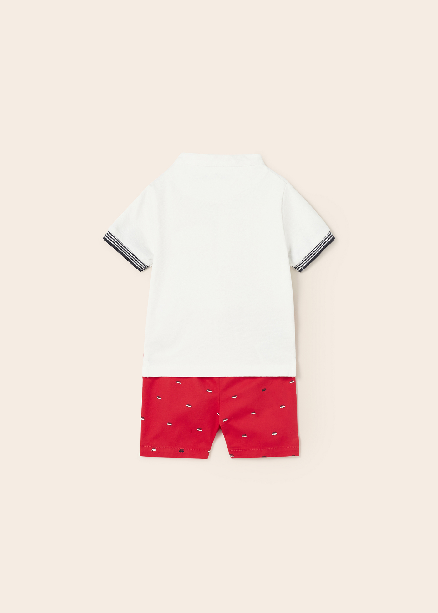 Conjunto de bebê de algodão com 2 peças