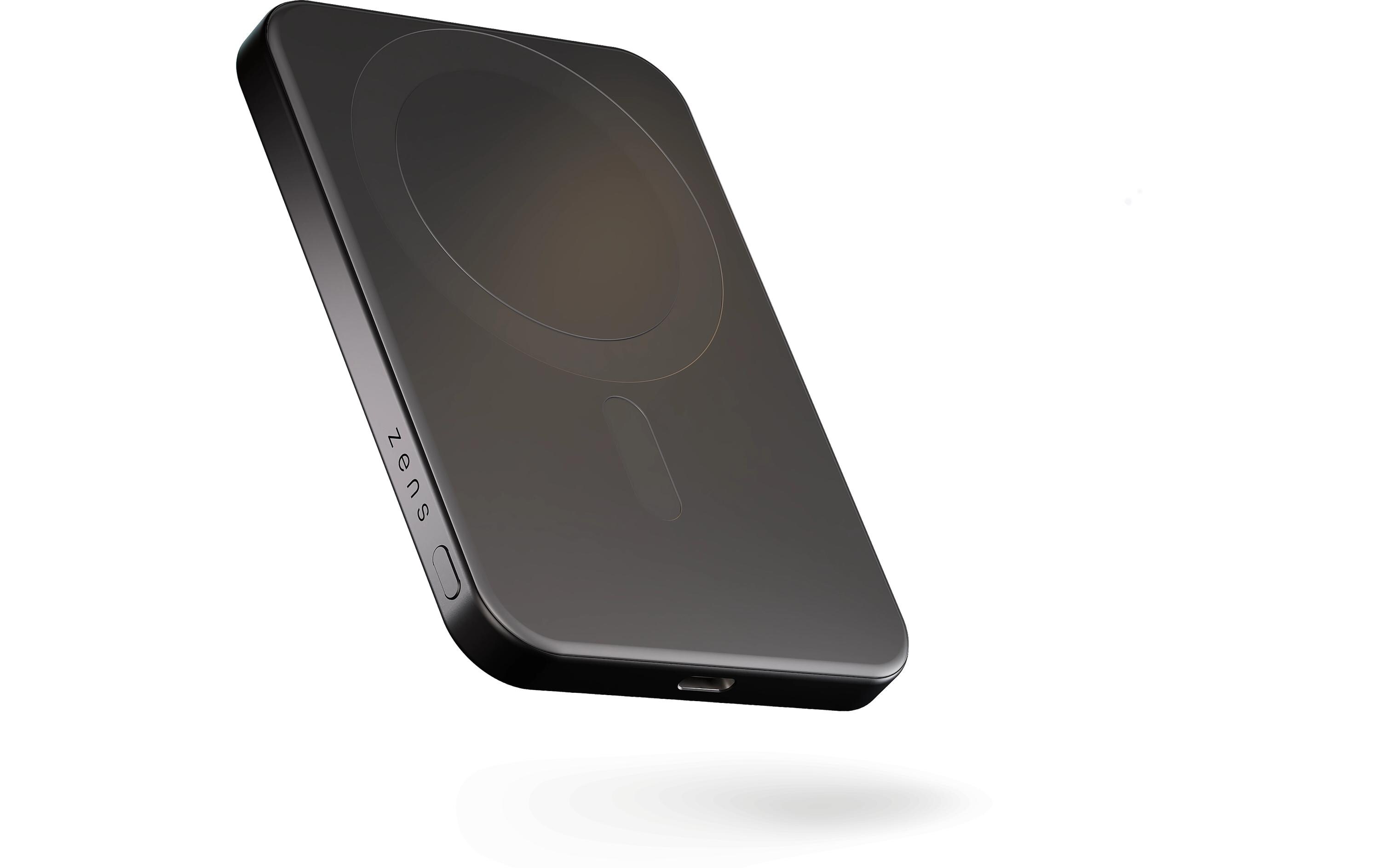 Powerbank Pro 1 Slim 5000 mAhZENS Pro 1 Slim 5000 mAh Kabelloses Aufladen Schwarz