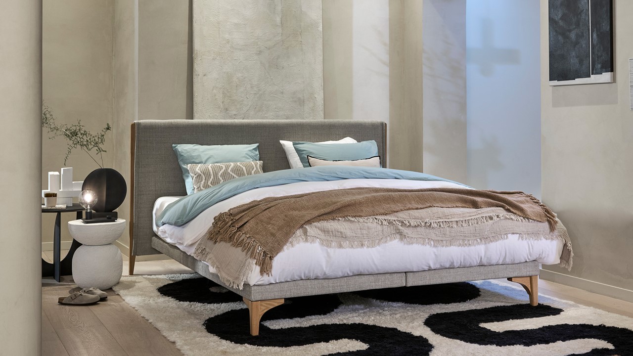 Bed Element Mind met Cool Motion 6 matrassen natural