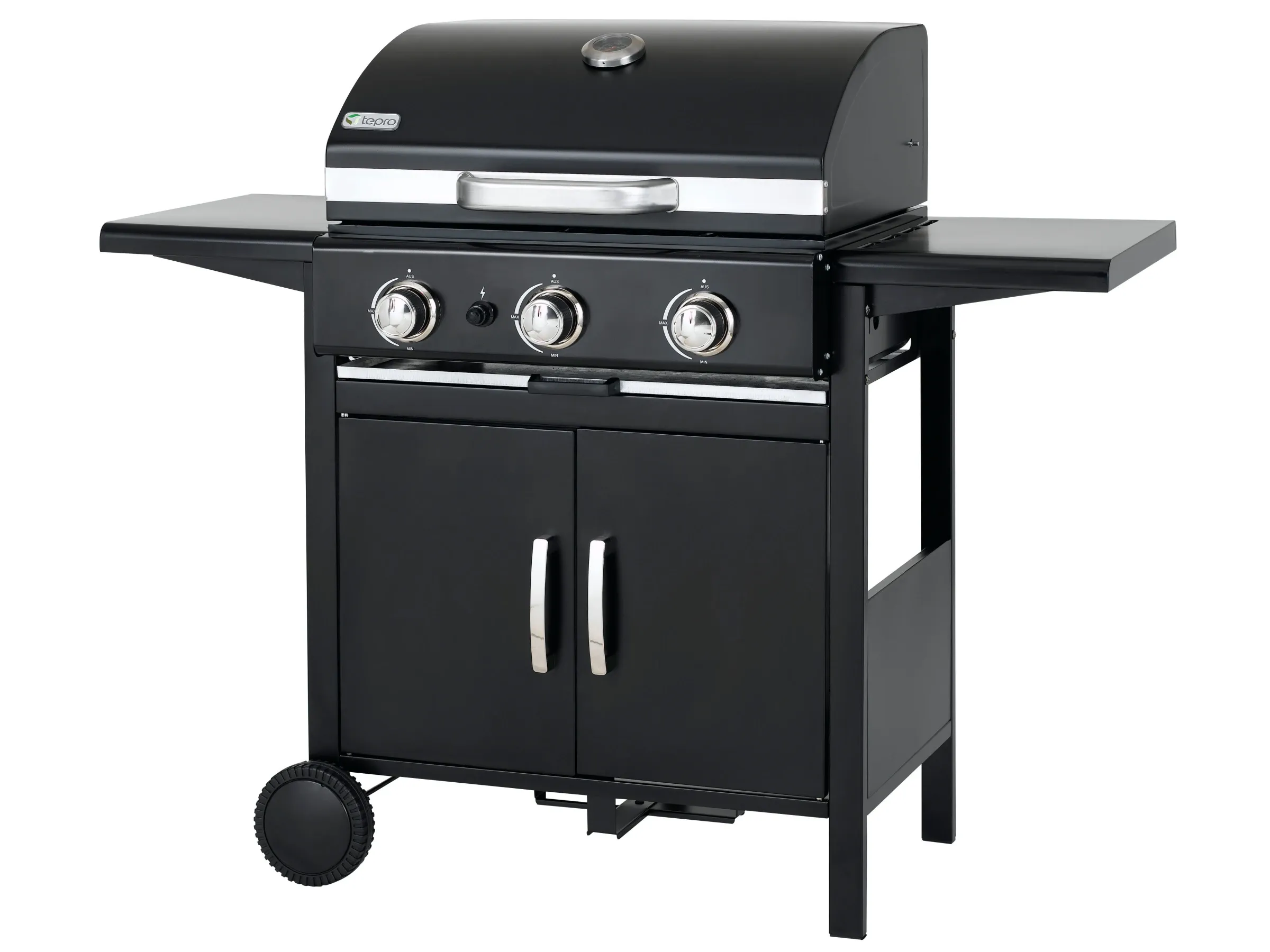 tepro Gasgrill Mayfield 3-Brenner Schwarz