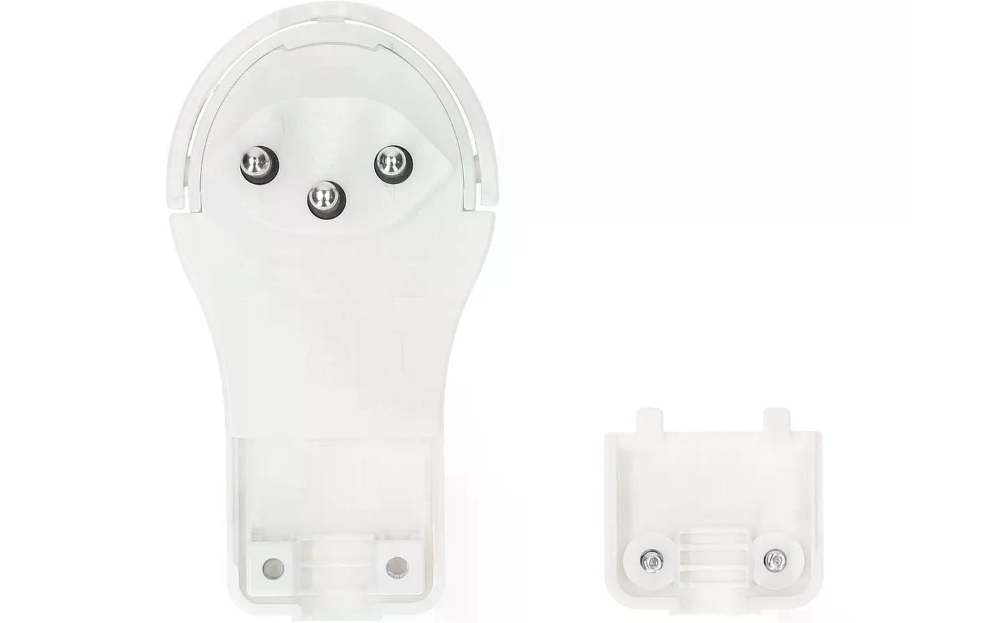 Montagestecker T12, WeissFlachwinkelstecker Typ 12/Typ 13 mit Ausziehhilfe