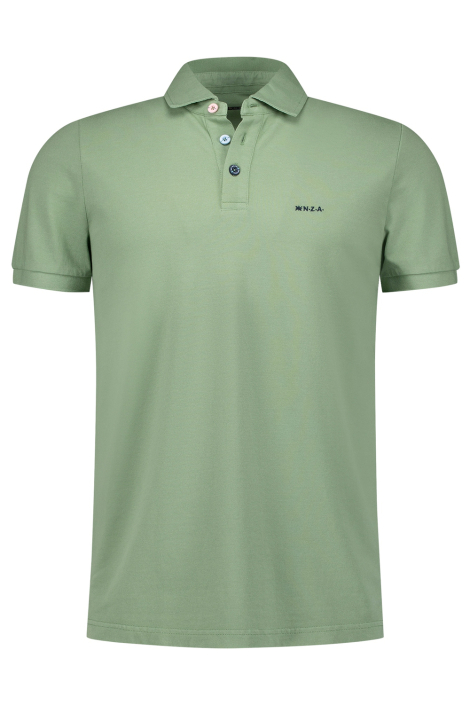 NZA groene heren polo