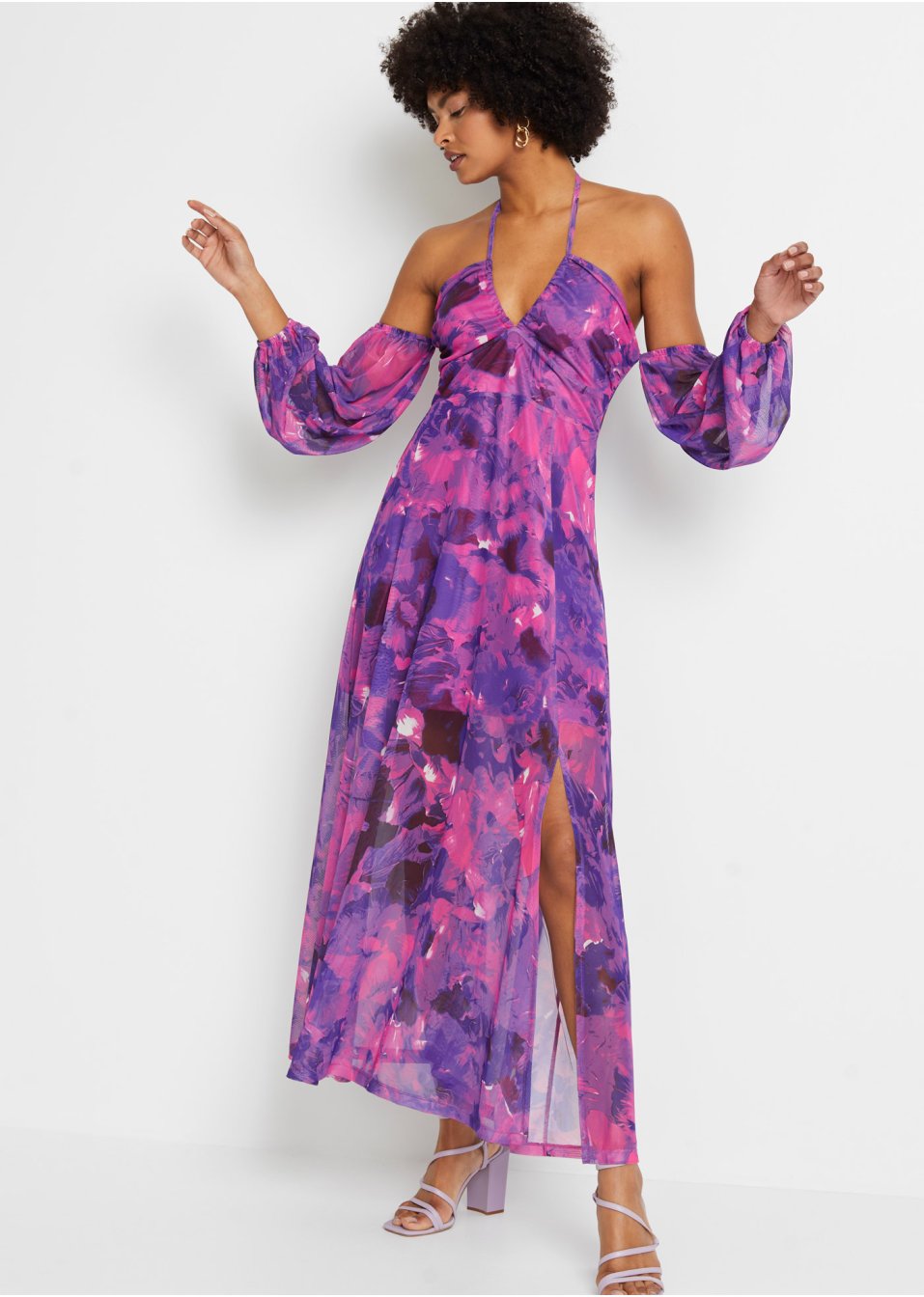 Robe avec fente