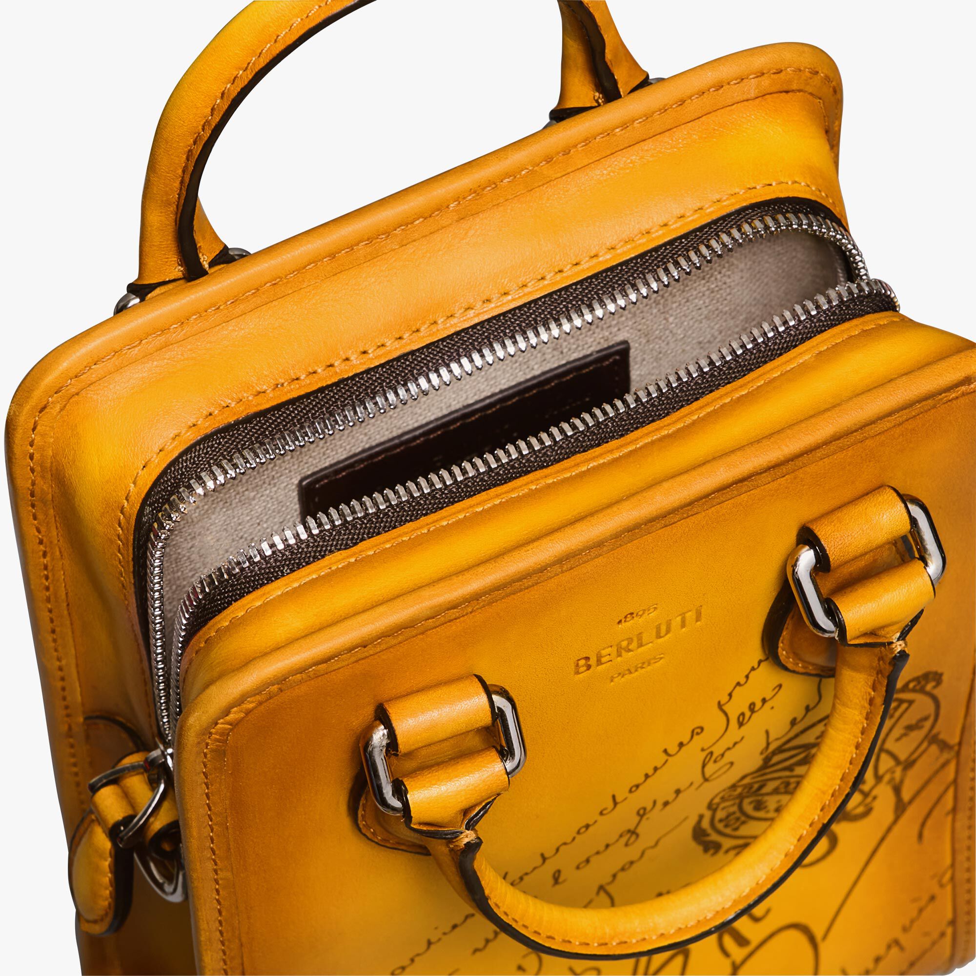 Sac Bandoulière Premier Jour Gulliver En Cuir Scritto