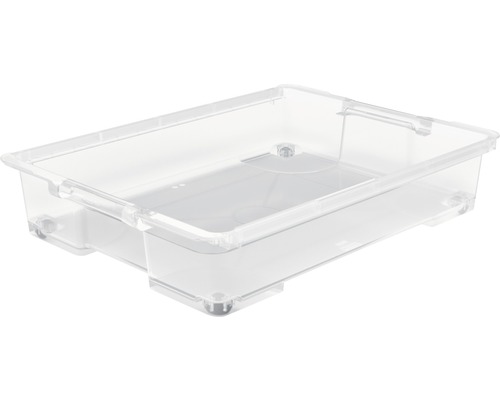 Onderbed opbergbox met wielen Evo Easy 50 l transparant 78,7x58,6x15,9 cm