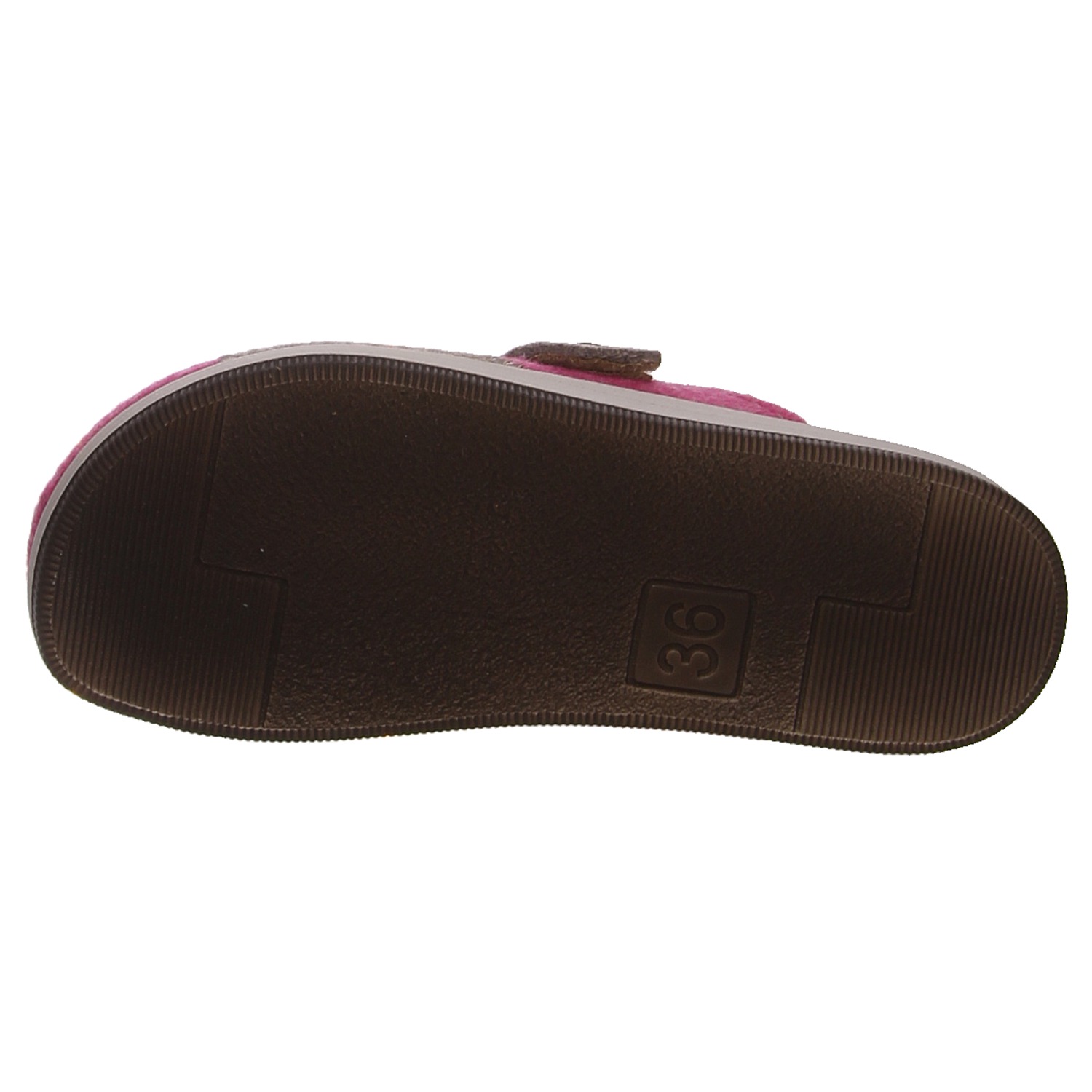 Fischer Pantoffeln rosa/grau rose/pink
